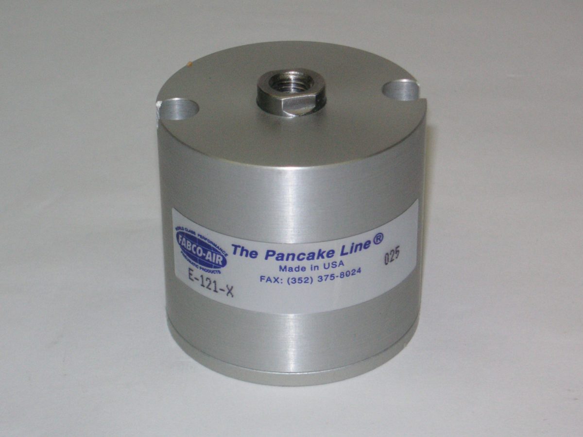 Details about   Fabco Air The Pancake Line Pneumatic Cylinder  TE-121-X-PM Excellent Condition 