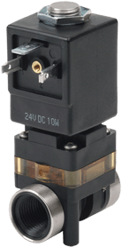 2-Position media separated solenoid